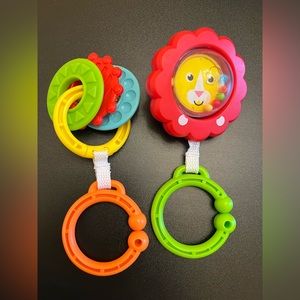 Fisher-Price Teether and Lion Rattle Toys
